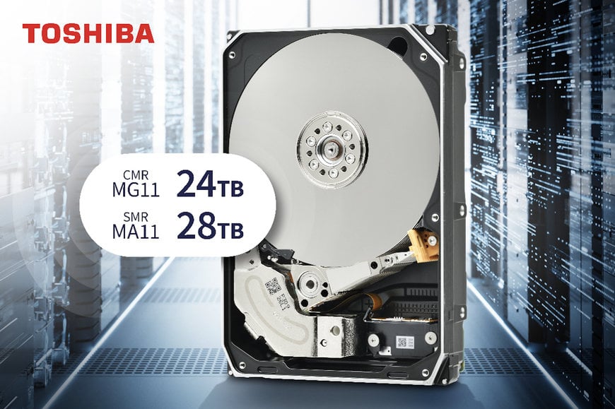Toshiba anuncia unidades de disco duro empresariales CMR de 24TB y SMR de 28TB